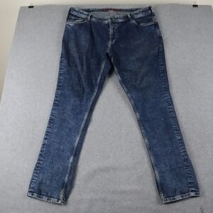 Indian Terrain Jeans Mens 40x32 Brooklyn TJ-5PKT Slim Fit Stretch Denim Blue